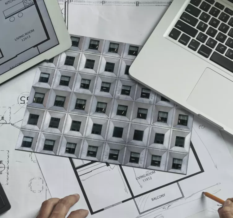 Podložka pod myš brutalist - Tenstickers