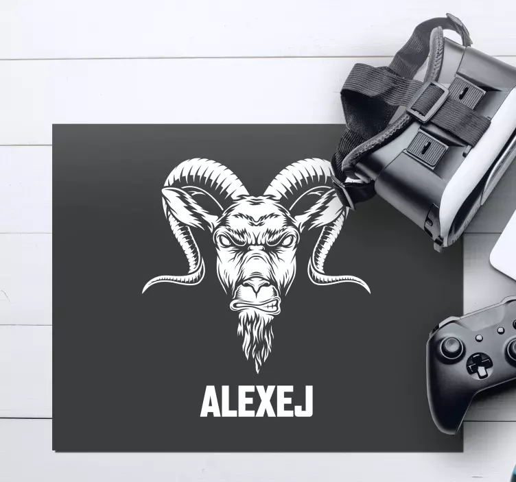 Podložka pod myš kamzík s menom - Tenstickers