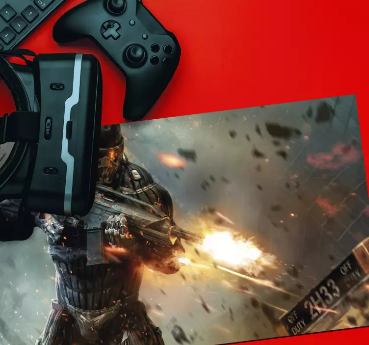 Vinylová podložka pod myš vojaka - Tenstickers