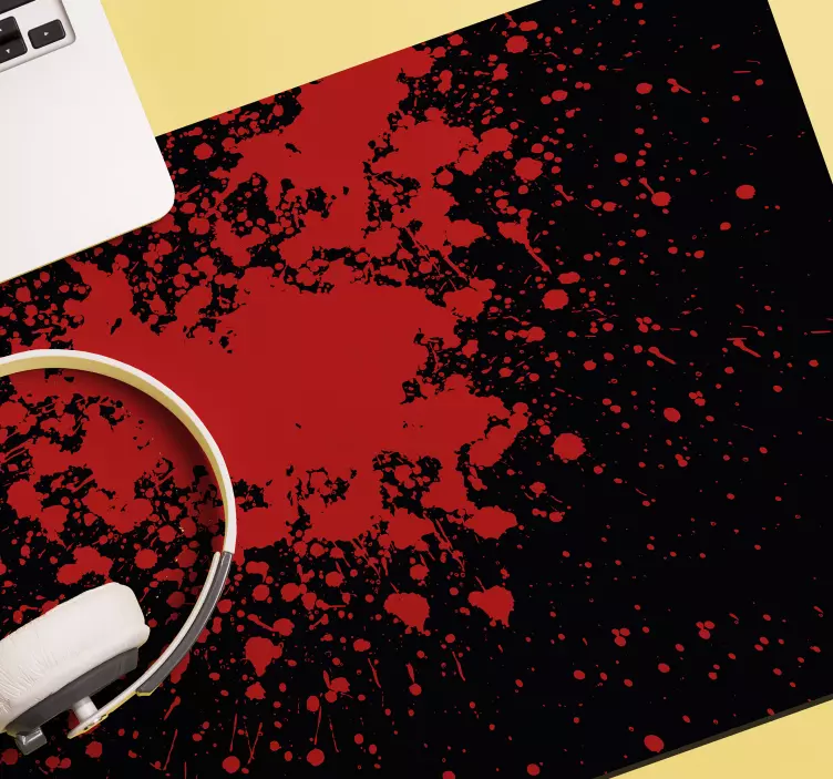 Fantastická krvná herná podložka pod myš - Tenstickers