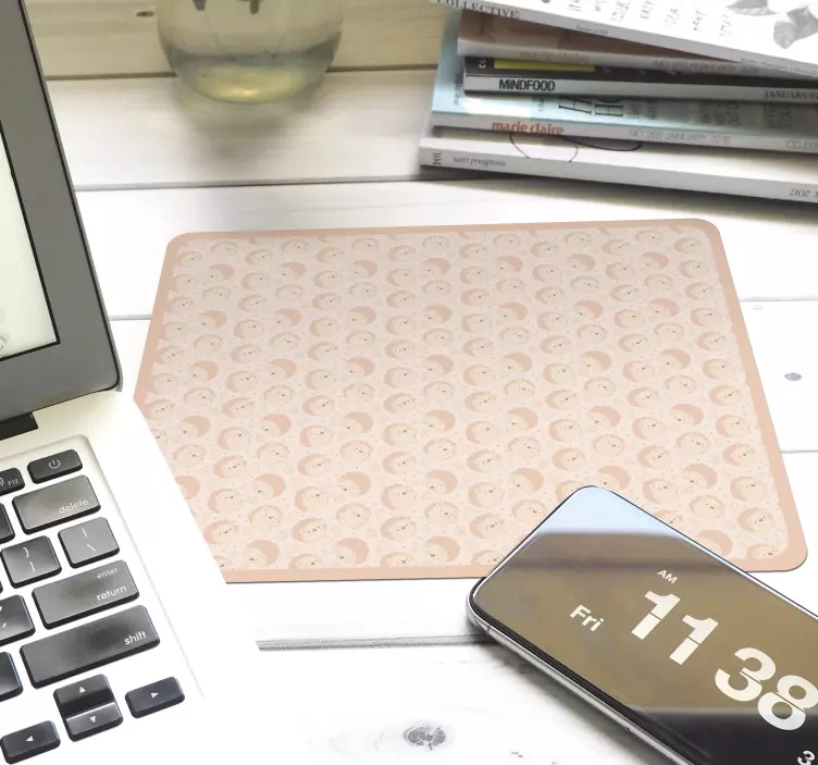 Podložka pod myš ježek prasačieho vzoru - Tenstickers