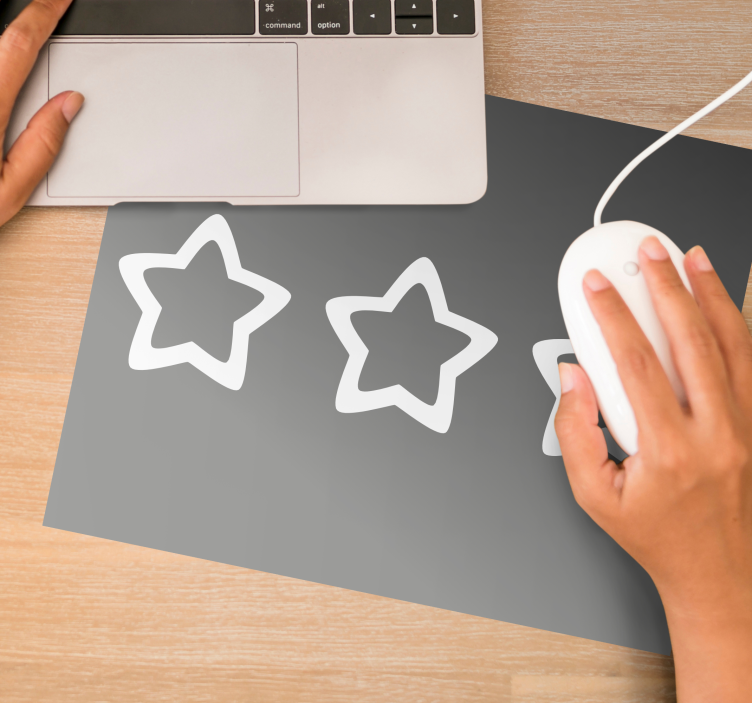 Podložka pod myš so vzorom štýlové hviezdy - Tenstickers