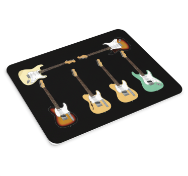 Podložka pod myš kolekcia gitár fender - Tenstickers