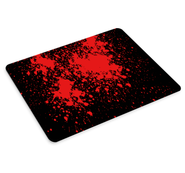 Krvná vinylová podložka pod myš - Tenstickers