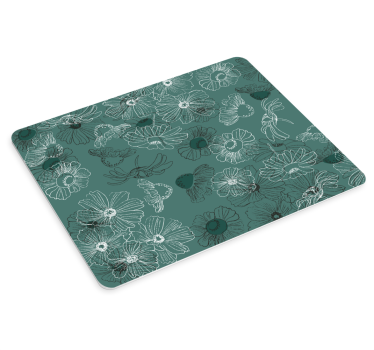 Podložka pod myš so vzorom botanického dekoru - Tenstickers