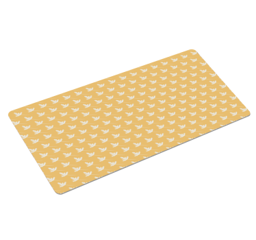 List vzor kvetinový mat - Tenstickers