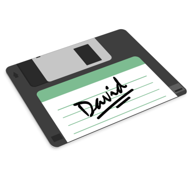 Originálna podložka pod myš v retro dizajne floppy - Tenstickers