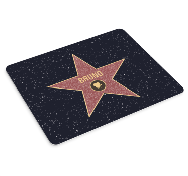 Estrella hollywood vlastné mousemats - Tenstickers