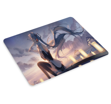 Anime hráč dievča myš podložka - Tenstickers