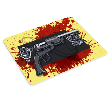 Vinylová podložka pod myš na zbrane - Tenstickers