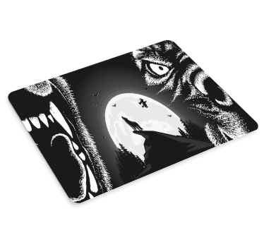 Vytie vlk herná vinylová podložka pod myš - Tenstickers