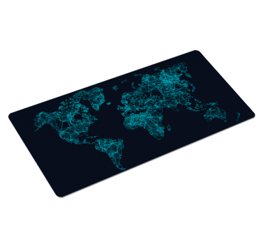 Mapa sveta mapa sveta vinylová podložka pod myš - Tenstickers