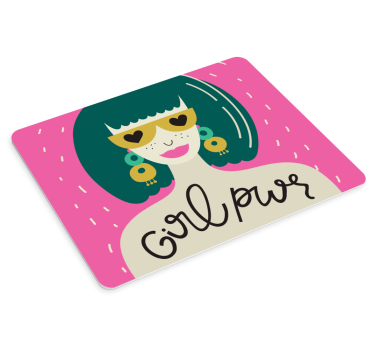 Originálna podložka pod myš s odvážnou ženskou ilustráciou - Tenstickers