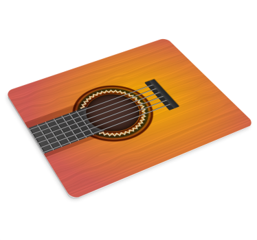 Gitara originálna vinylová podložka pod myš - Tenstickers