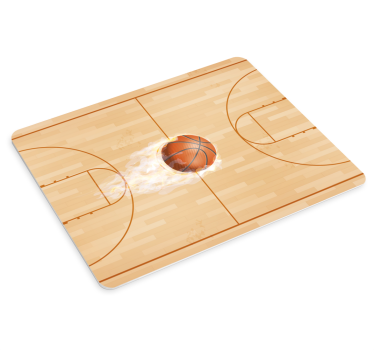Basketbalové ihrisko originálna vinylová podložka pod myš - Tenstickers