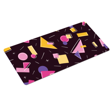 Geometrická podložka pod myš so vzormi - Tenstickers