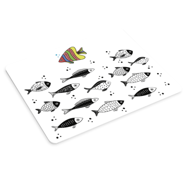 Protiprúdová ryba podložka pod myš - Tenstickers