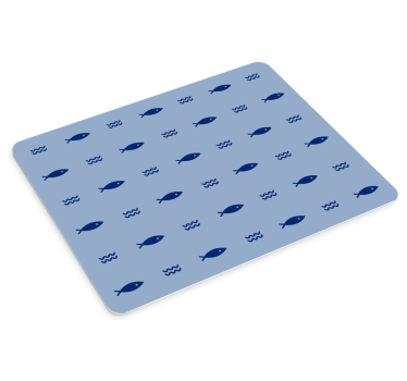 Podložka pod myš so vzorom rybieho motívu - Tenstickers