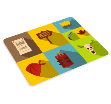 Kovová podložka pod myš podložka - Tenstickers