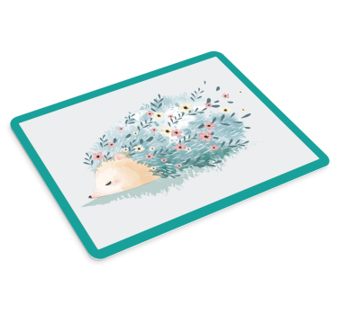 Originálna podložka pod myš kvetinový ježko - Tenstickers