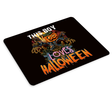 Herná podložka pod myš téma strašiaka na halloween - Tenstickers