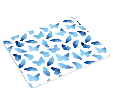 Maľované motýle podložka pod myš - Tenstickers