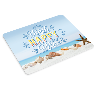 šťastné miesto podložka pod myš mušle - Tenstickers