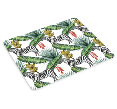 Prírodný vzor zebra podložka pod myš - Tenstickers