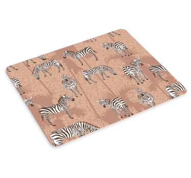 Podložka pod myš so vzorom zebra - Tenstickers