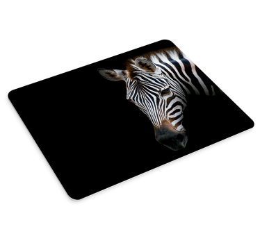 čiernobiela zebra podložka pod myš - Tenstickers