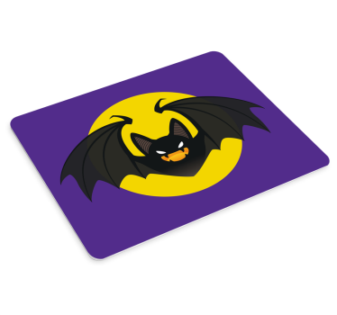Halloween strašidelný netopier viac podložiek pod myš - Tenstickers