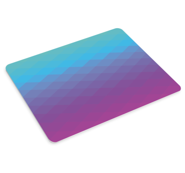 Podložka pod myš so vzorom geometrické gradientové vlny - Tenstickers