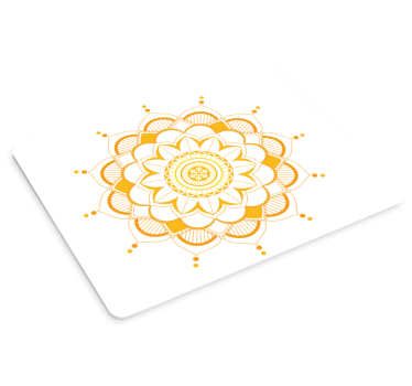 Mandala kvetina originálna podložka pod myš - Tenstickers