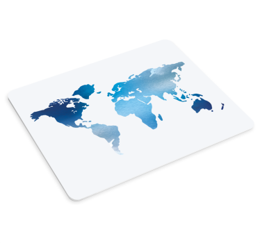 Podložka pod myš mapa sveta chic globálna mapa - Tenstickers