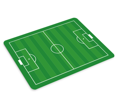 Futbalové ihrisko originálna podložka pod myš - Tenstickers