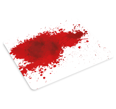 Originálna podložka pod myš dynamická červená škvrna - Tenstickers