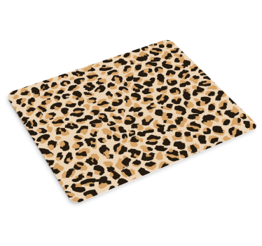 Leopardie zviera potlač originálnej podložky pod myš - Tenstickers