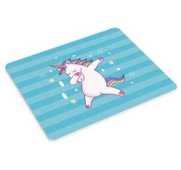 Anime podložka pod myš s tancujúcim jednorožcom - Tenstickers
