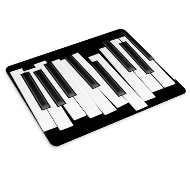 Piano klávesnica originálna podložka pod myš - Tenstickers