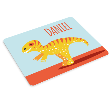 Originálna podložka pod myš s farebným dinosaurom - Tenstickers