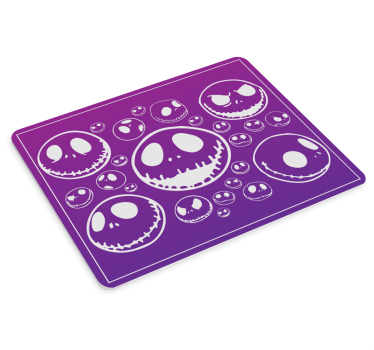 Anime podložka pod myš s hravými lebkami - Tenstickers
