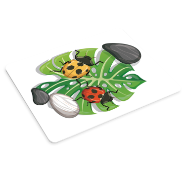 Originálna podložka pod myš farebné usporiadanie hmyzu - Tenstickers