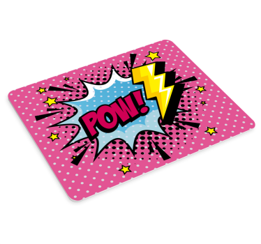 Originálna podložka pod myš farebné komiksové výrazy - Tenstickers