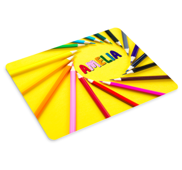 Podložka pod myš s menom farebné zobrazenie mena - Tenstickers