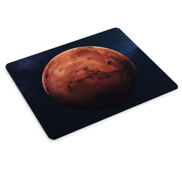 Podložka pod myš mapa sveta pohľad na mars - Tenstickers