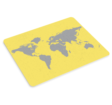 Mapa sveta pantone podložka pod myš - Tenstickers
