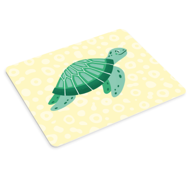 Originálna podložka pod myš s roztomilou korytnačkou - Tenstickers