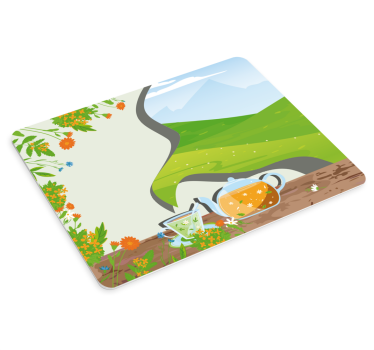 Originálna podložka pod myš osviežujúci bylinkový čaj - Tenstickers
