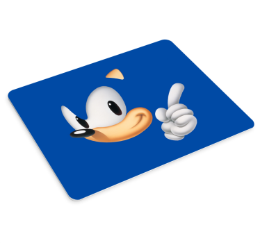 Sonic kreslená postavička anime myš podložka - Tenstickers