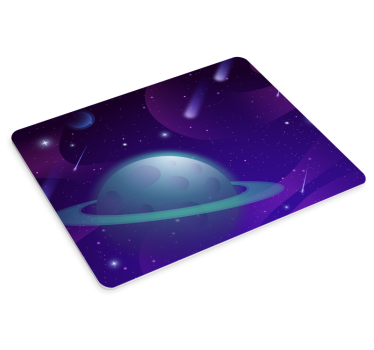 Herná podložka pod myš prieskum galaxií a planét - Tenstickers